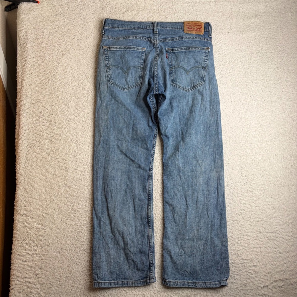 Levis 569 Loose Straight Jeans Mens 32x30(29) Blue Denim Medium Wash 5110738-AD